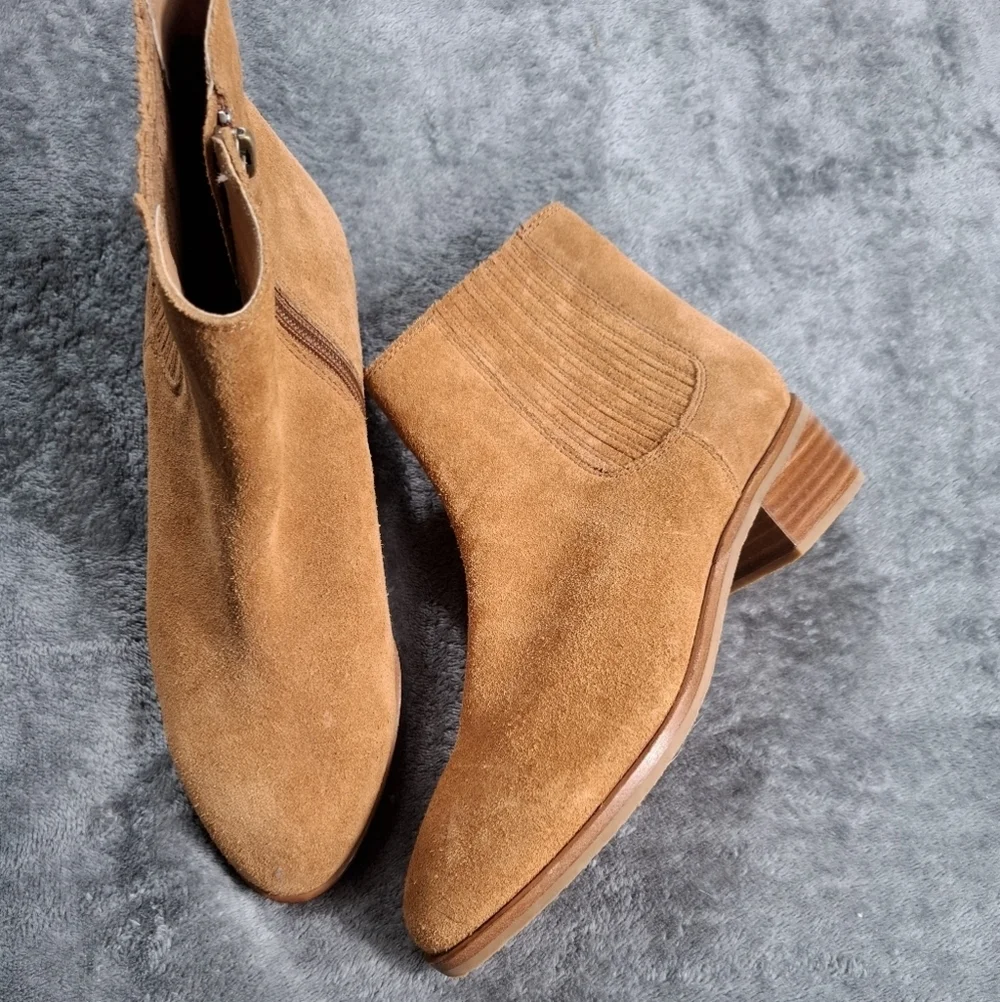 Soludos Delancey Ankle Bootie women's  size US 6 Tan Leather Minimalist
